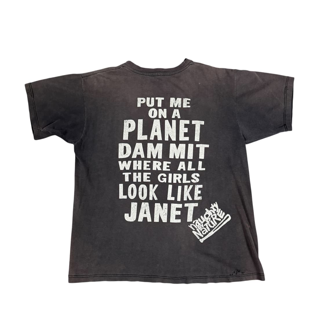 빈티지 90s Janet Jackson 자넷잭슨 너티바이네이처 티셔츠 상품이미지2