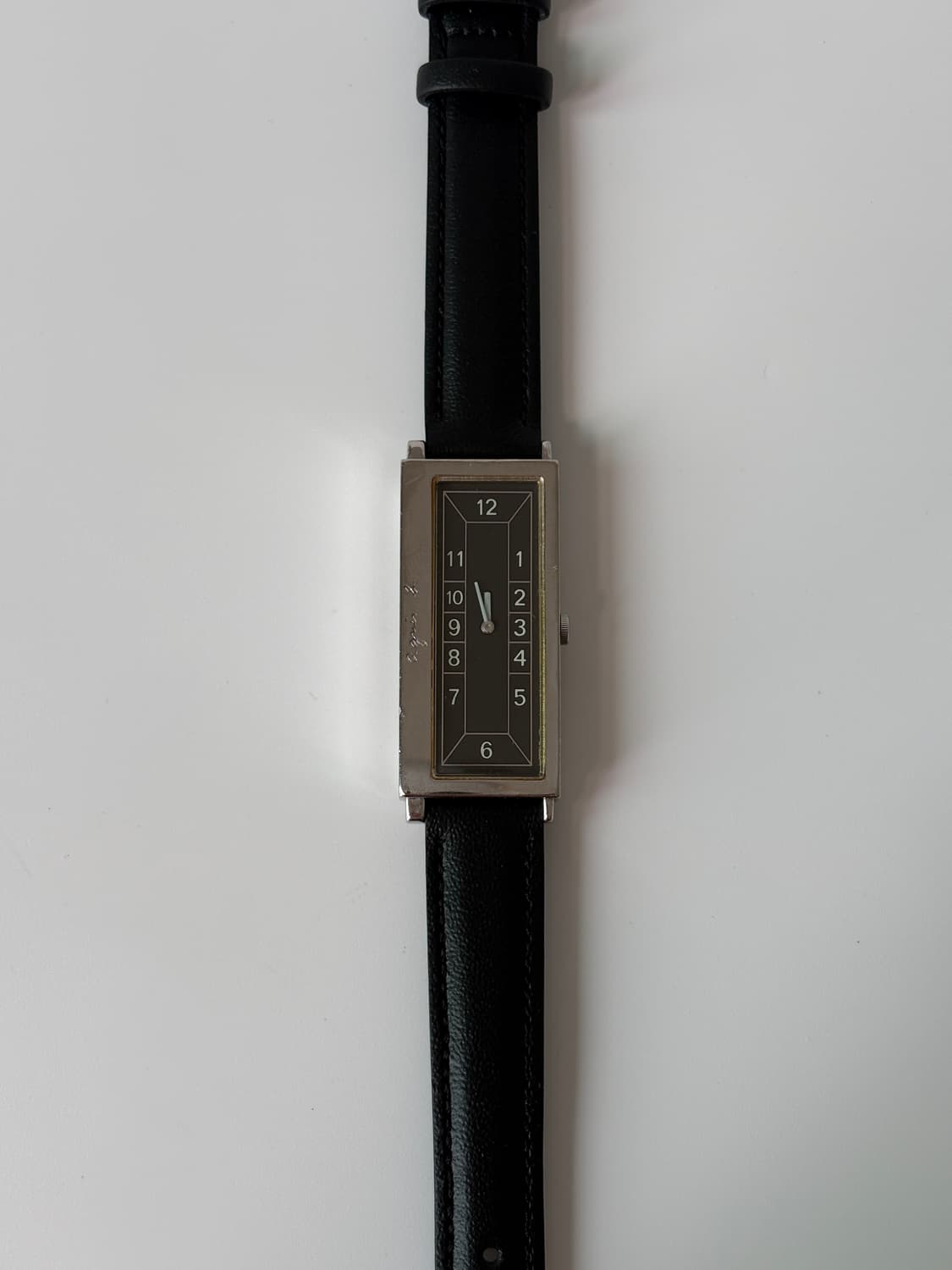Black Dial Silver Square Ladies Quartz 상품이미지1