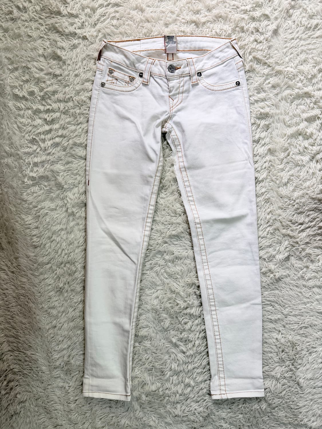 트루릴리전(True Religion) 화이트 스키니진 - 25사이즈 상품이미지5