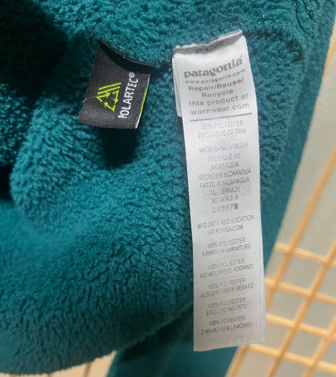 [XL]파타고니아 플리스 풀오버 민트그린 상품이미지4
