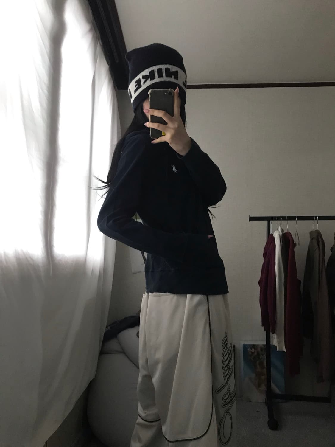 폴로 블랙 후드집업 상품이미지5