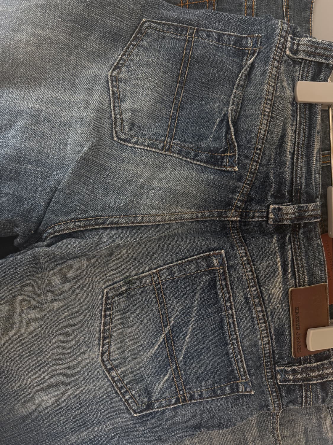 Hazzys 빈티지 스트레이프 데님팬츠 상품이미지3