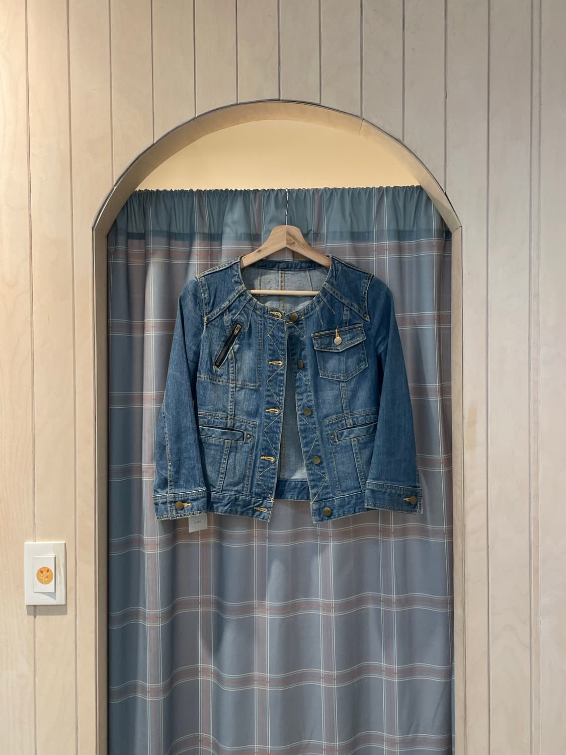 일본빈티지 00s y2k 청자켓 상품이미지1