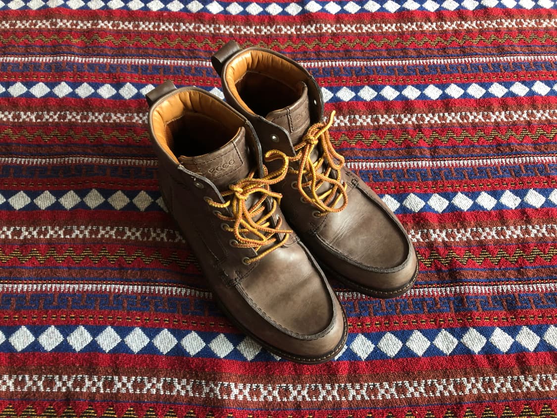 에코 브라운 레더 목토부츠 270 상품이미지2