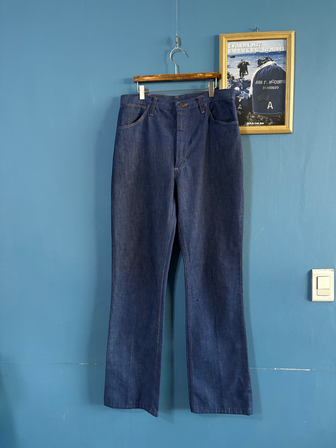 70-80‘s USA Wrangler Boot-Cut Denim pant 상품이미지1