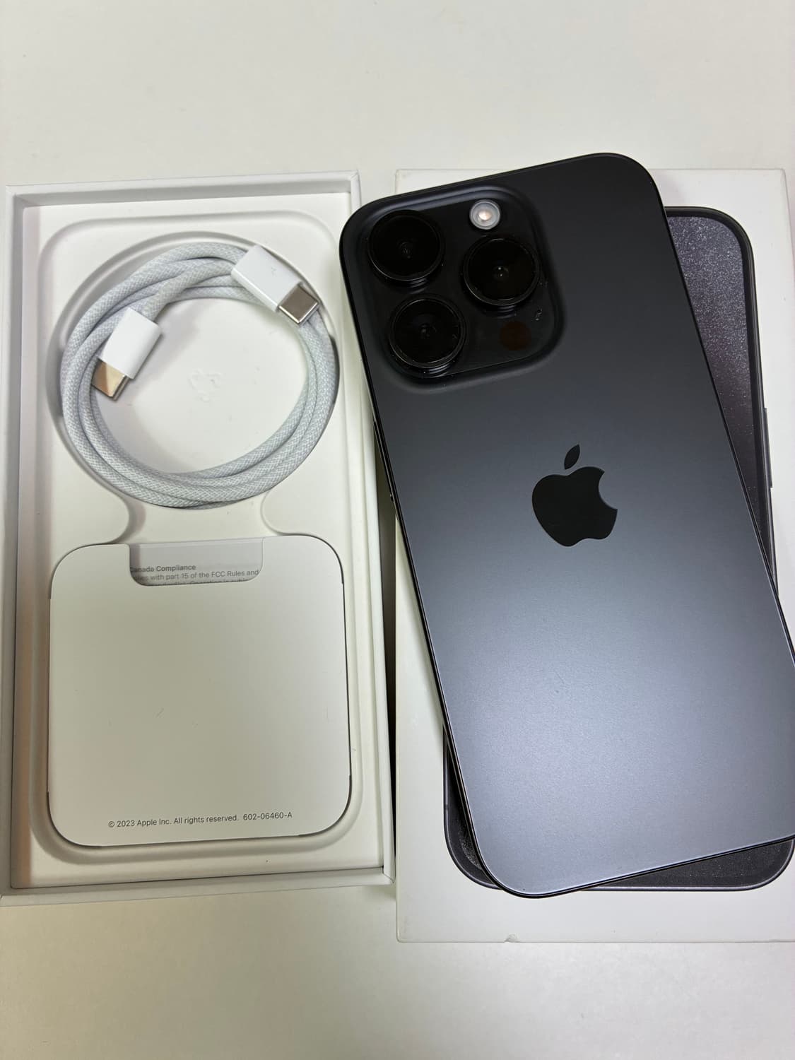 아이폰 15프로 512기가 리퍼폰 배터리100 상품이미지1