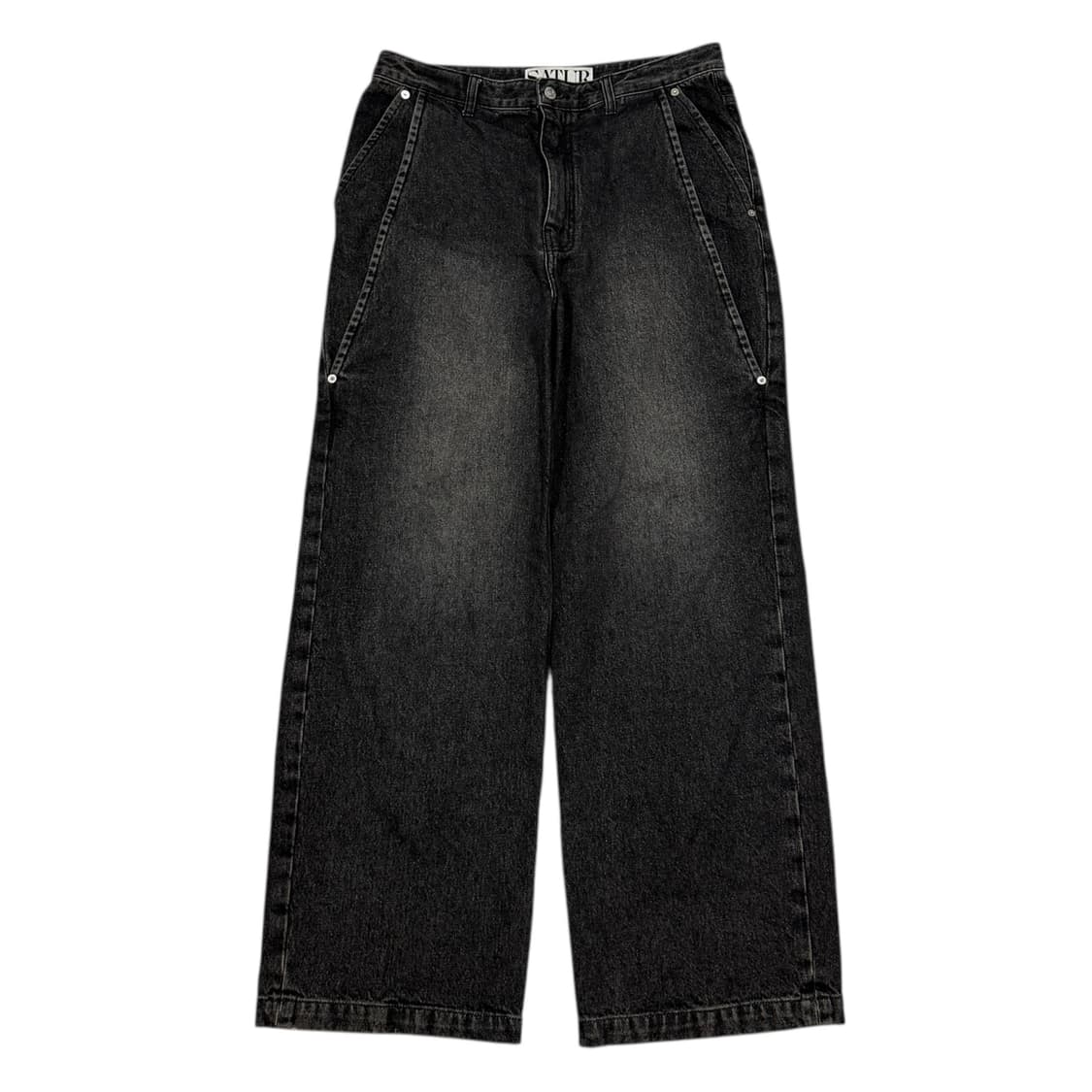 세터 비날레스 워시드 흑청 데님팬츠 바지 L 상품이미지1