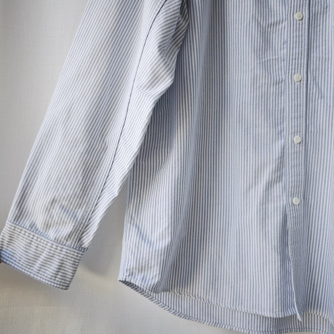 노스페이스 나나미카 퍼플 라벨 스트라이프 옥스포드 셔츠 블루 M 상품이미지3