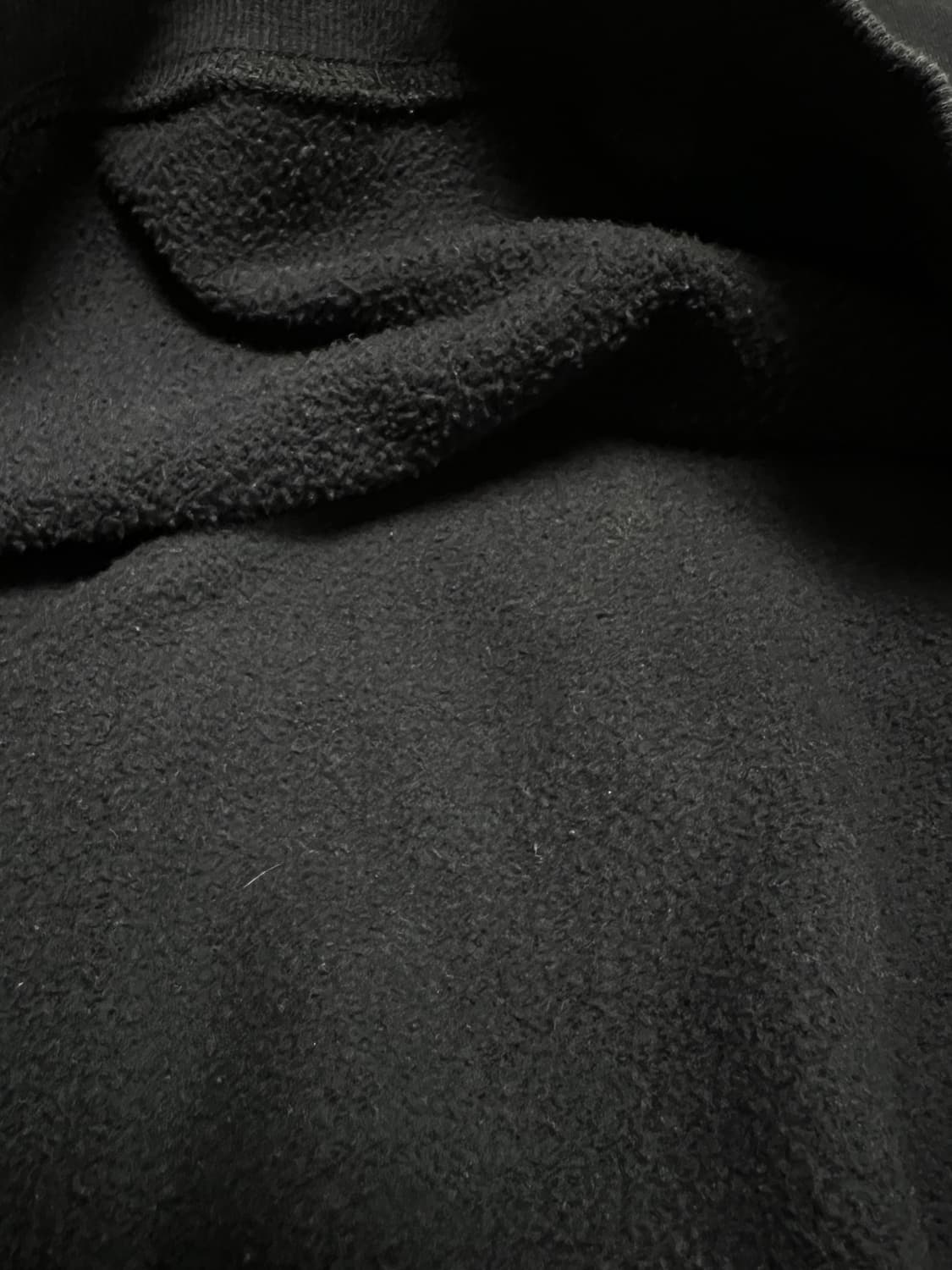 OVERSTAND 오버핏 기모 맨투맨 / 네이비 상품이미지8