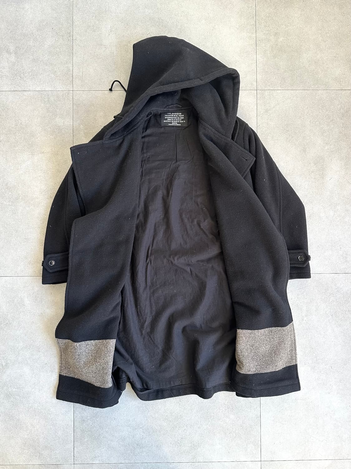 카반드 주카 울 후드 코트 상품이미지4