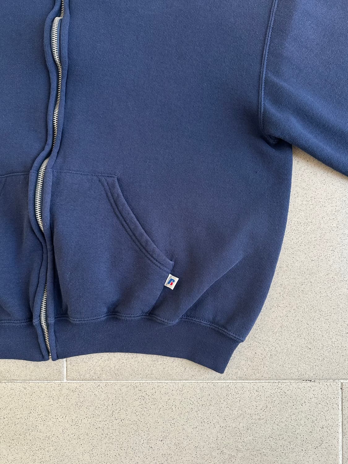 00s 빈티지 러셀 후드집업 네이비 L 상품이미지3