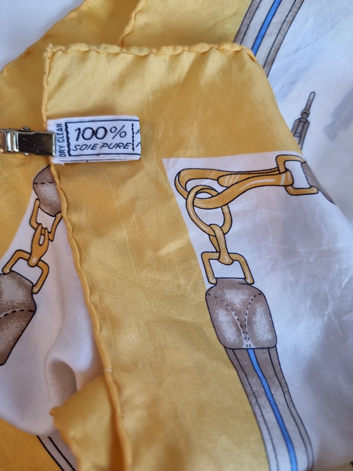 CELINE셀린느올실크 빈티지 스카프 상품이미지5