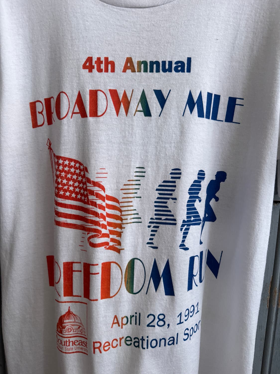 [S]1991 BROADWAY MILE 마라톤 티셔츠 상품이미지4