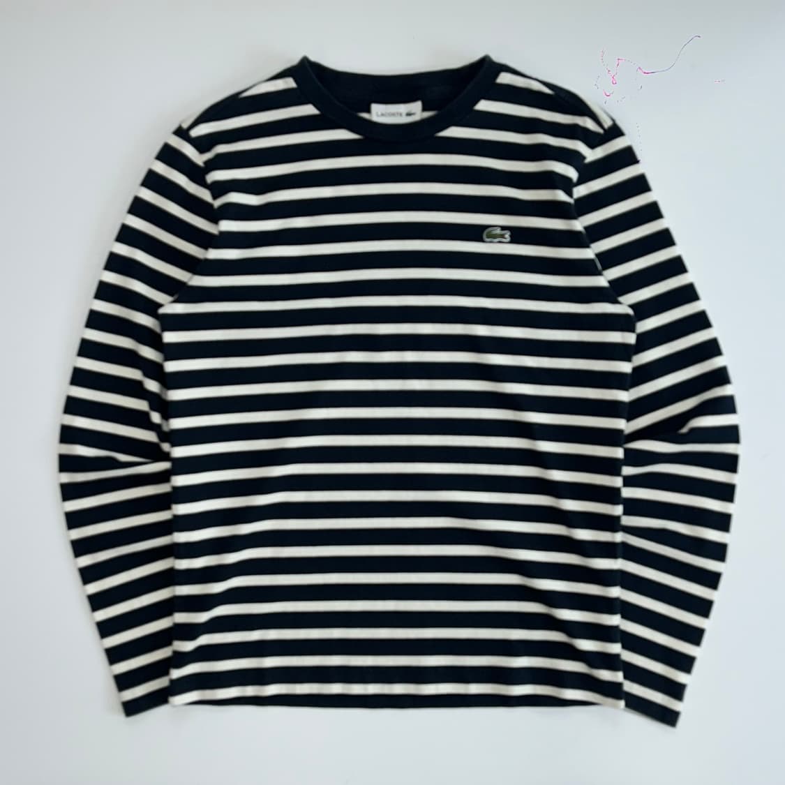 Lacoste 라코스테 네이비 스트라이프 롱슬리브 상품이미지3