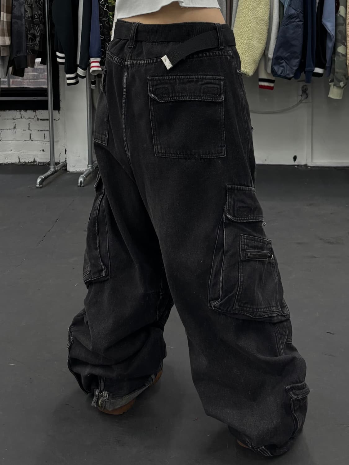 DNSR 슬래시 카고 데님팬츠 상품이미지5