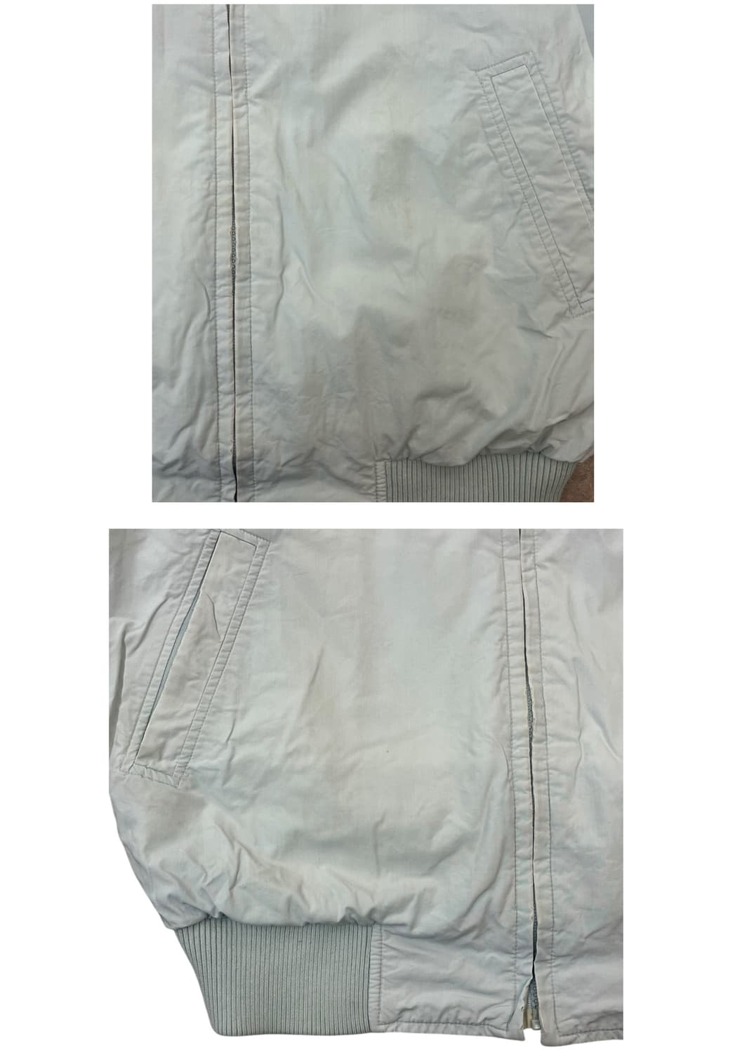 라코스테 리버시블 체크 블루종 자켓 스카이블루 105 #csz1839 상품이미지8