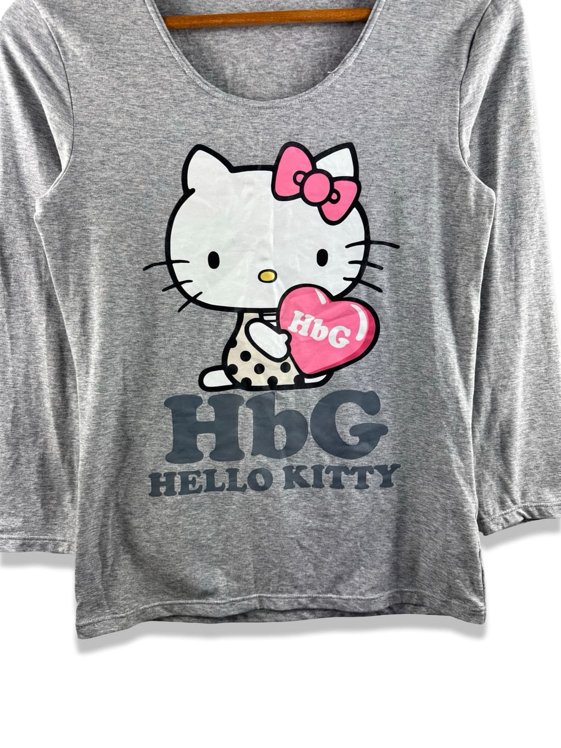 헬로키티 그레이 프린팅 롱슬리브2953 상품이미지4