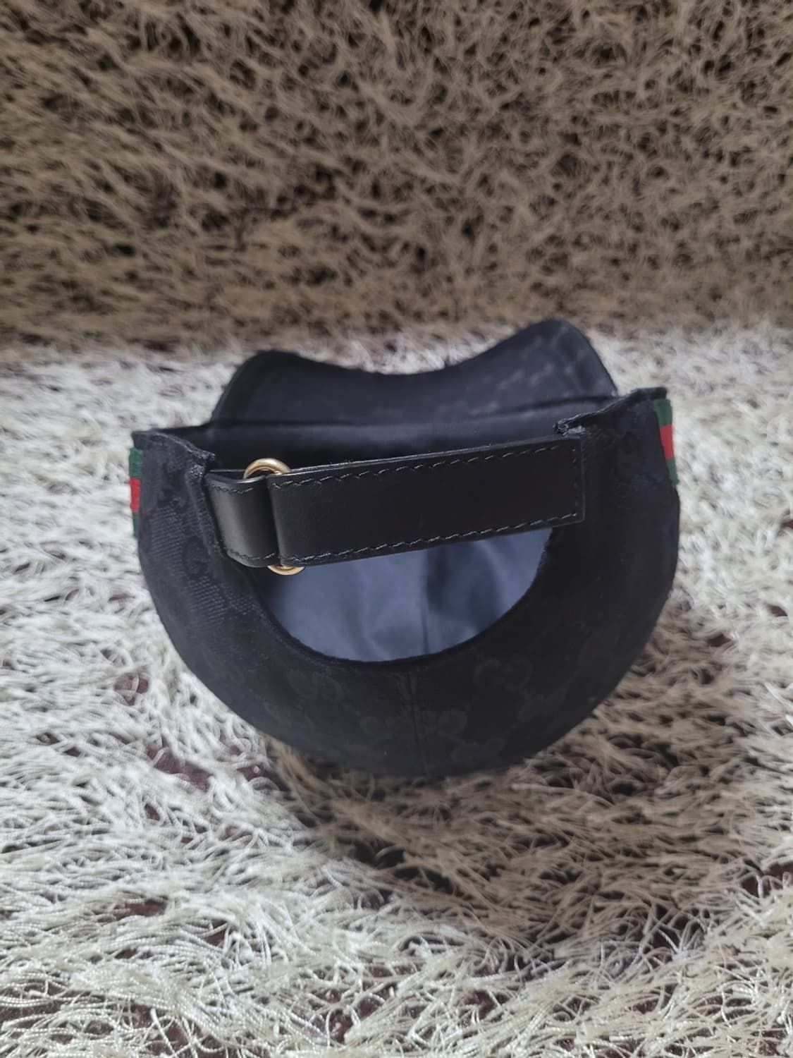 [XL] 구찌 블랙 GG 모노그램 볼캡 모자 200035 a821063 상품이미지4