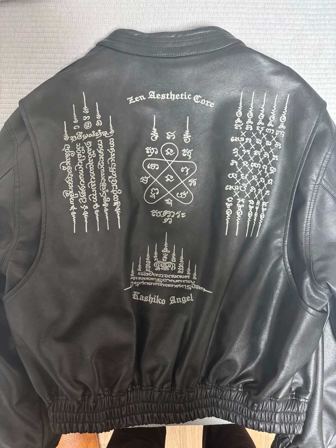 카시코 레더 자켓 상품이미지1