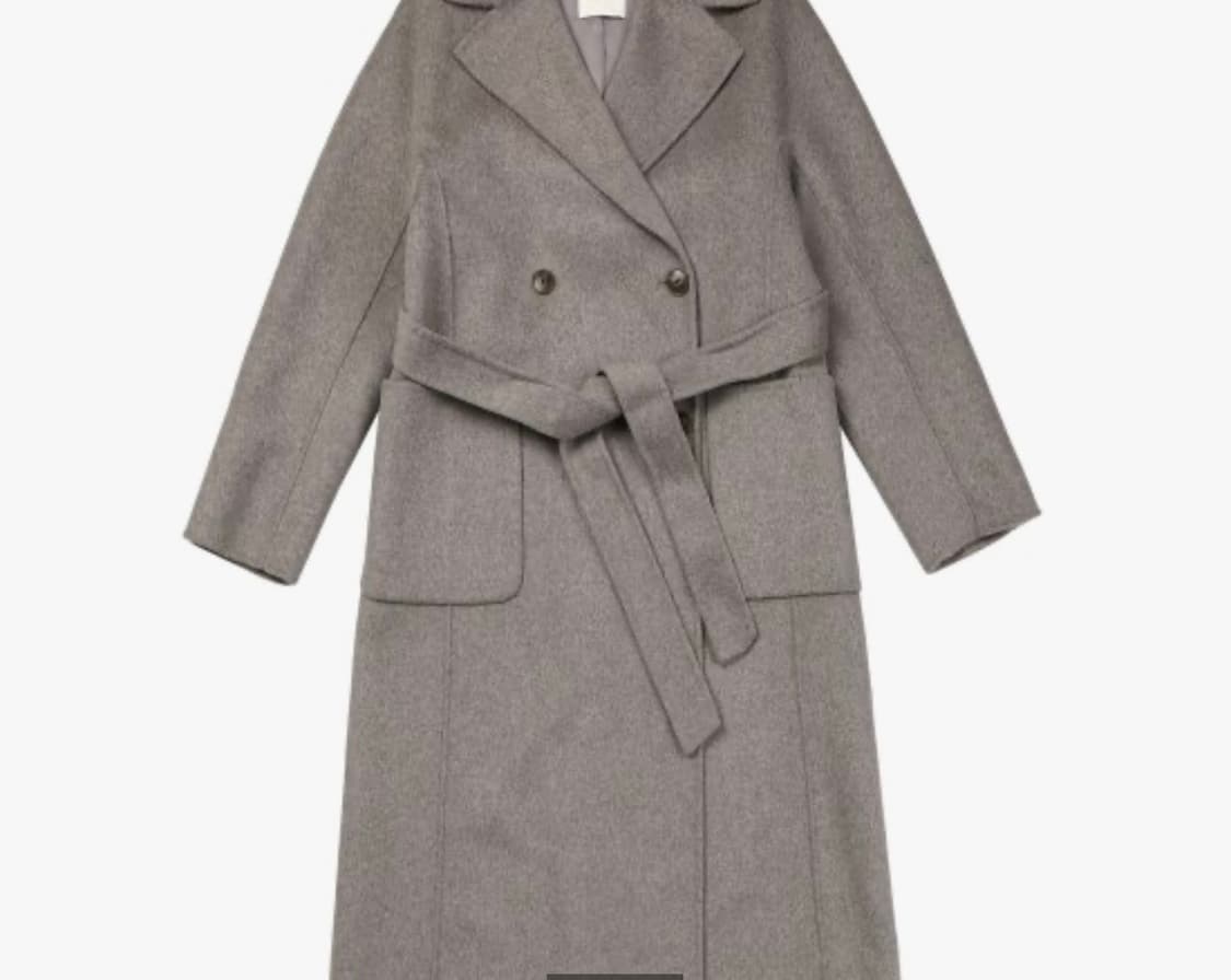 LIST 리스트 벨티드 캐스미어 코트 상품이미지1