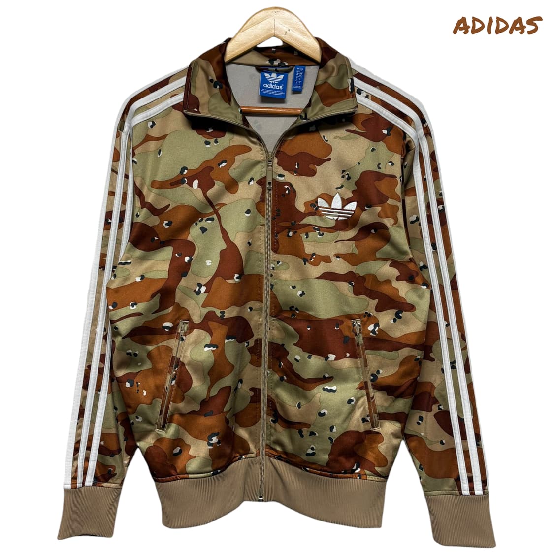 3862 아디다스 밀리터리 카모 파이어버드 져지 집업 상품이미지1