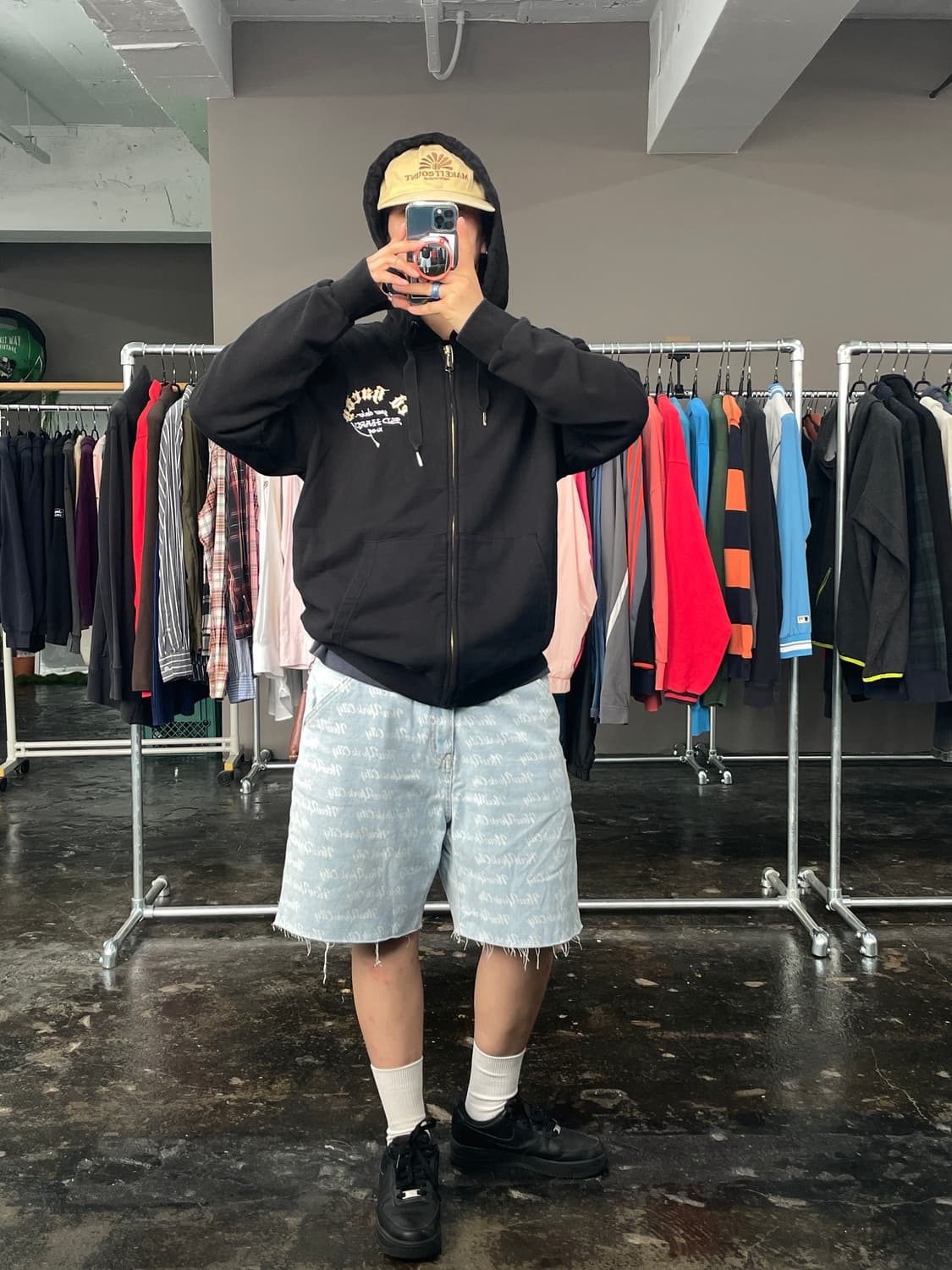 Ed Hardy 타이거 로고 후드 집업 자켓 상품이미지6