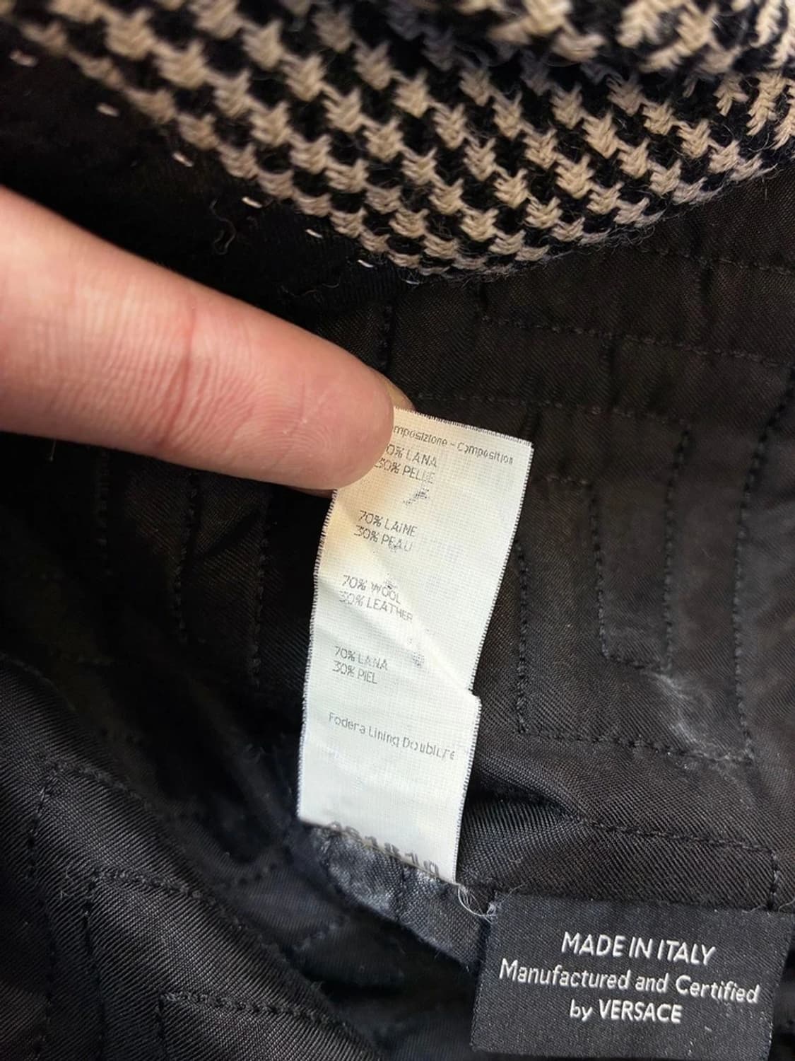 베르사체 하운드투스 체크 빈티지드 블레이저 자켓 PN5966 상품이미지10