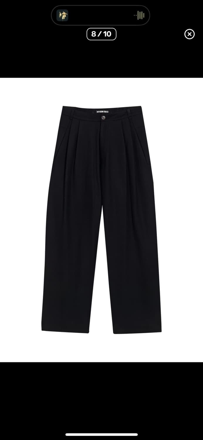 혜인서 와이드 울 팬츠 상품이미지2