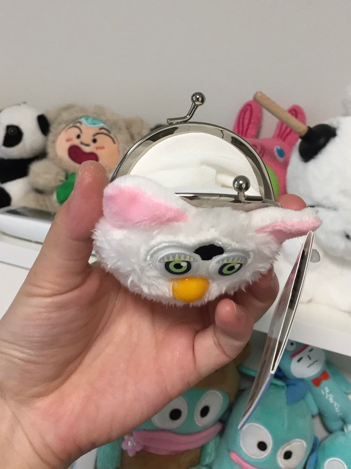 🤍 White Furby Coin Purse 상품이미지5
