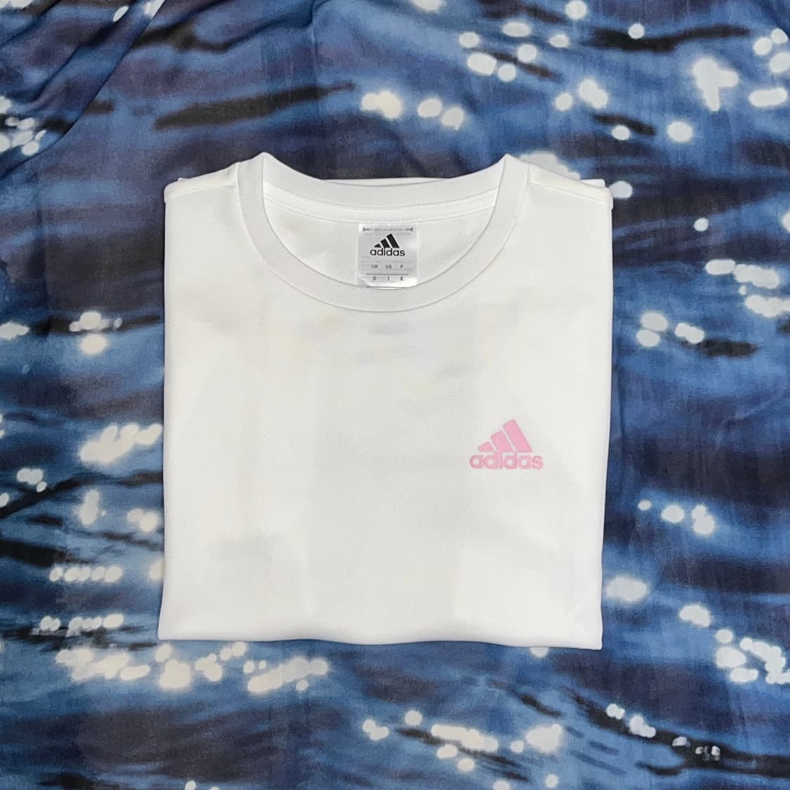 Adidas Pink Logo White T-shirt 상품이미지2