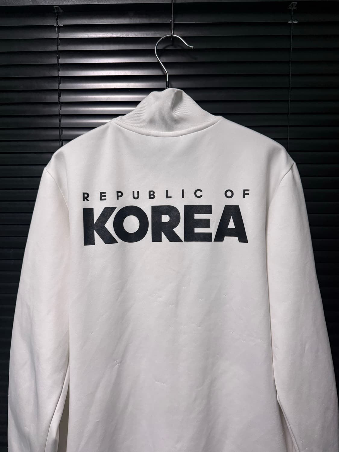 아디다스 화이트 흰색 져지 저지 집업 트랙탑 코리아 대한민국 한국 XL 상품이미지5