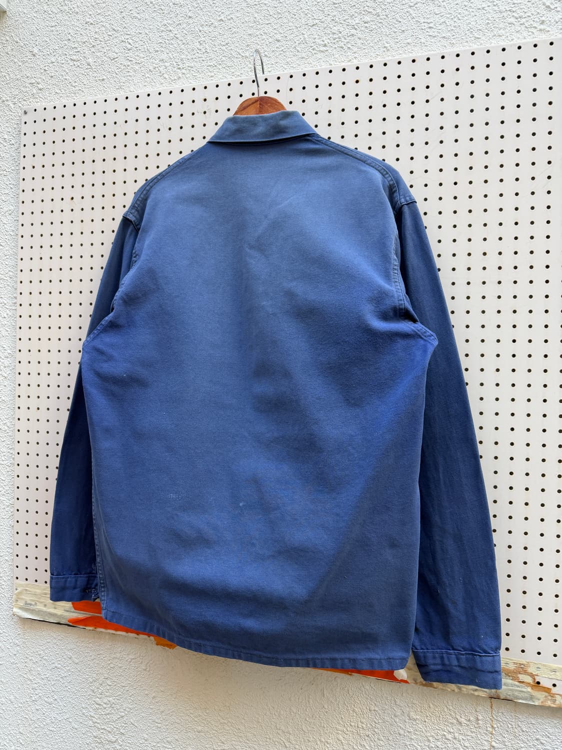 FADED WASHED BLUE OLD VINTAGE 프렌치워크자켓 상품이미지8