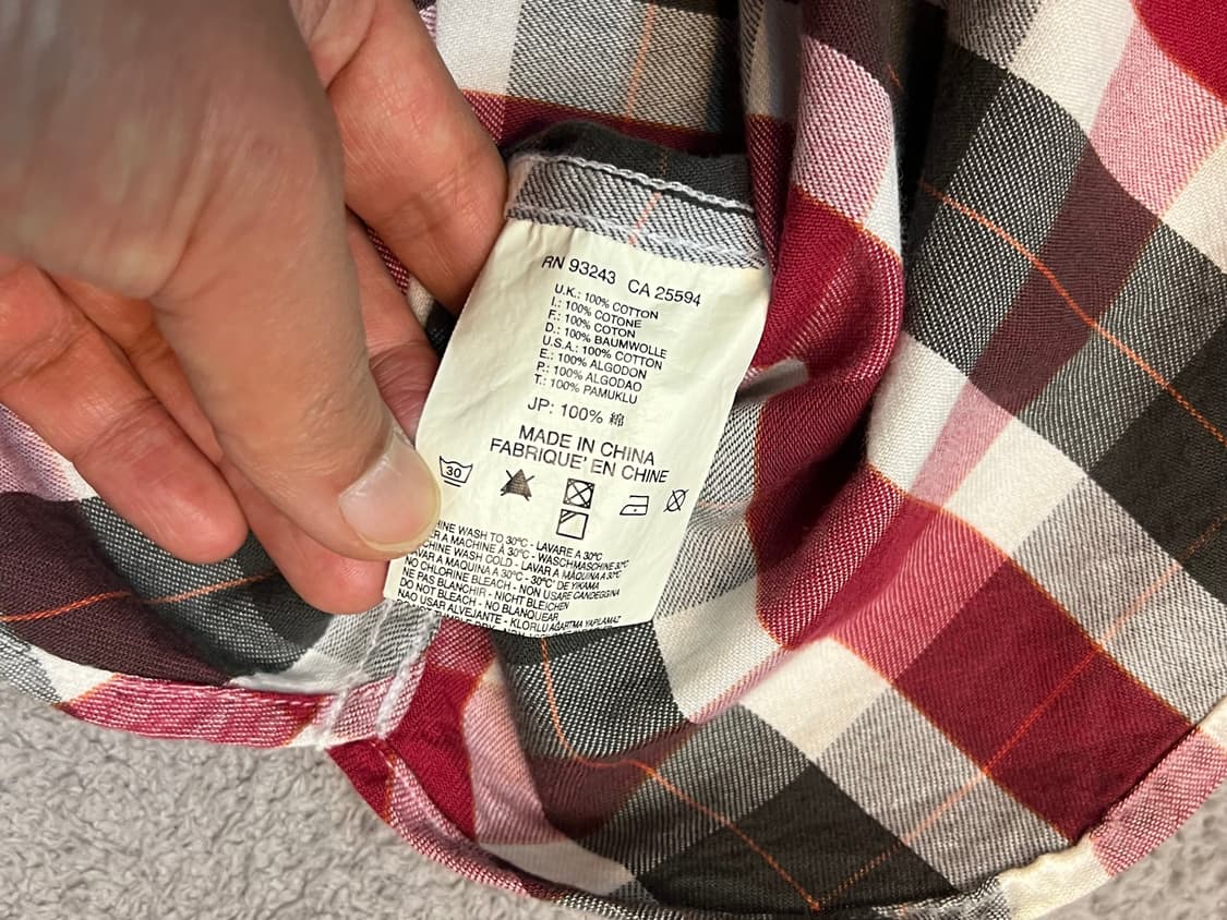 100 Diesel 디젤 플란넬 체크셔츠  상품이미지7