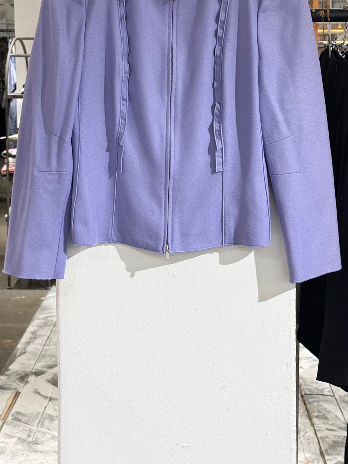 발렌티노 미스 브이 라벤더 러플 집업 자켓 상품이미지5