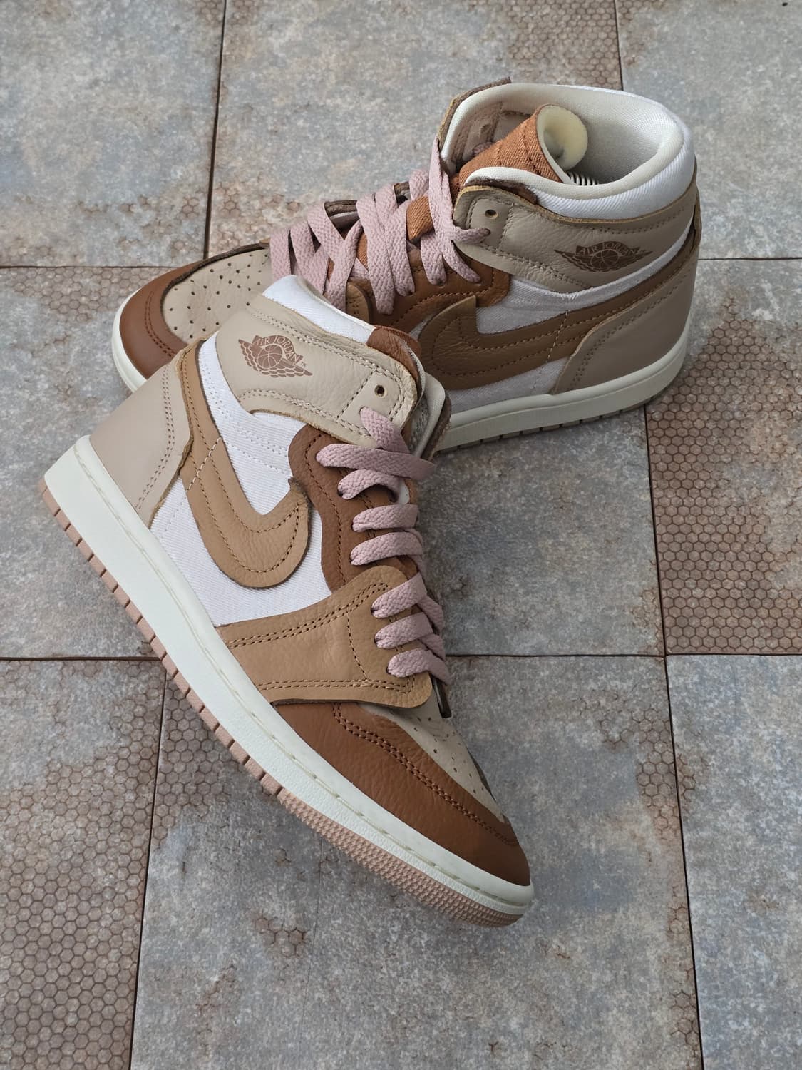 (230)나이키 에어 조던 1 하이 메소드 오브 메이크 브라운 상품이미지6