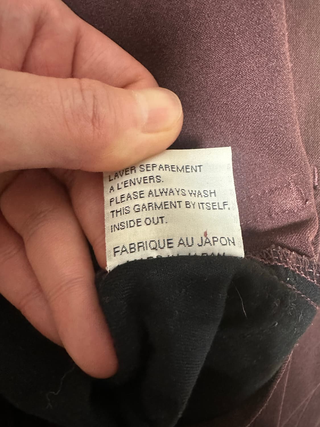 디올옴므 버건디 팬츠 상품이미지7