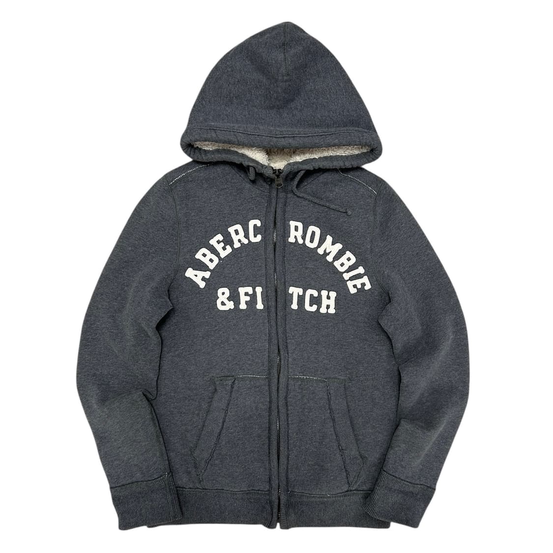 아베크롬비 차콜 뽀글이 후드집업(L) 상품이미지1