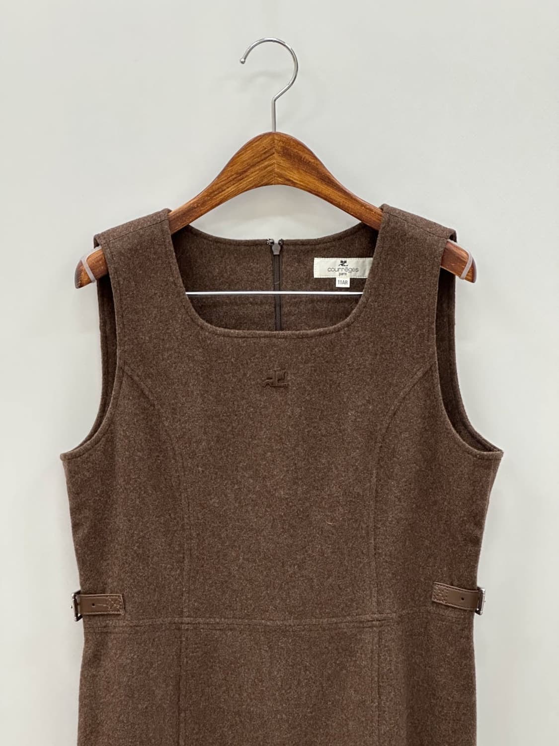 courreges / 꾸레쥬 브라운 울 원피스  상품이미지7