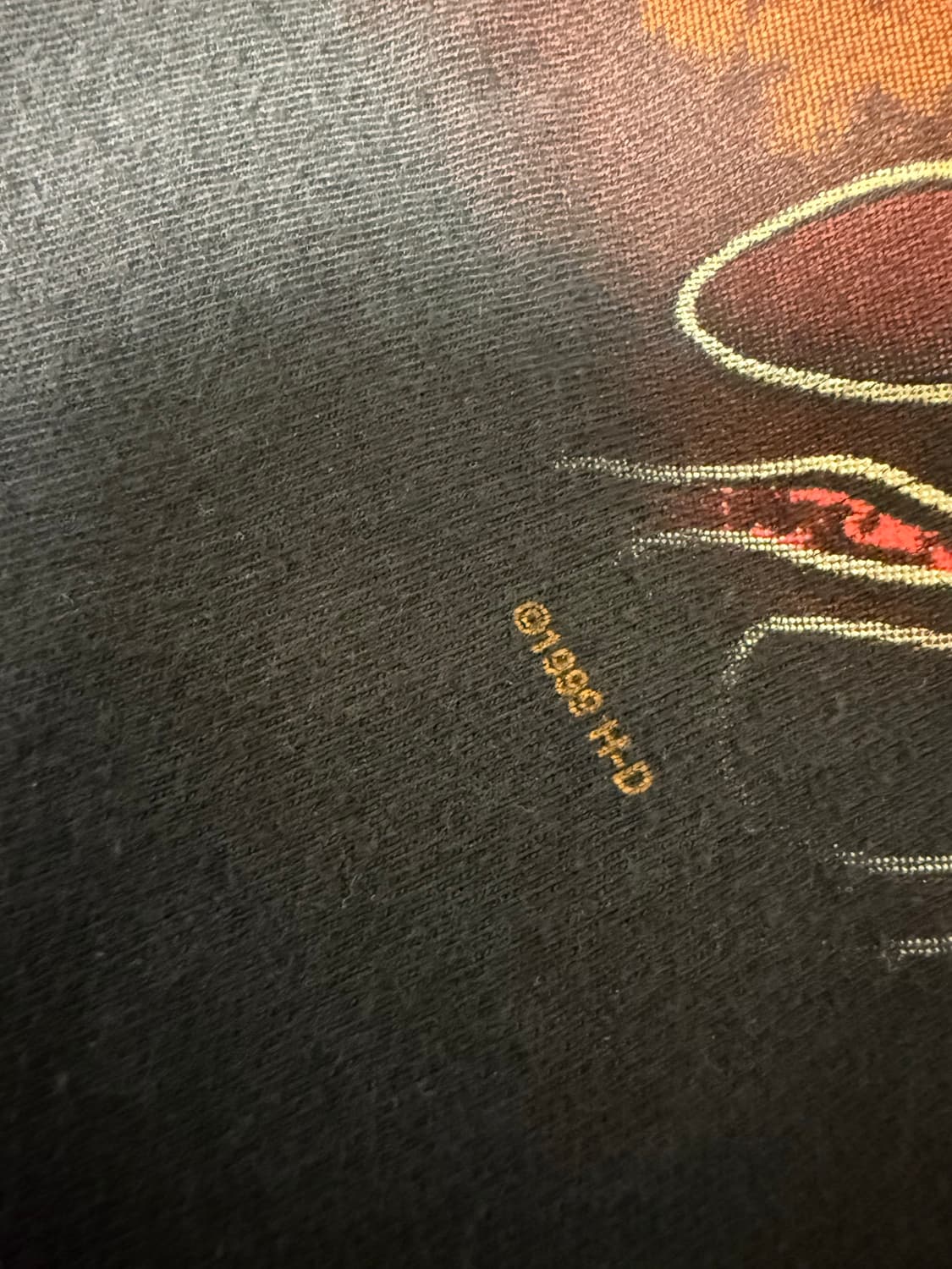 할리데이비슨 레드 플레임 롱슬리브 상품이미지5