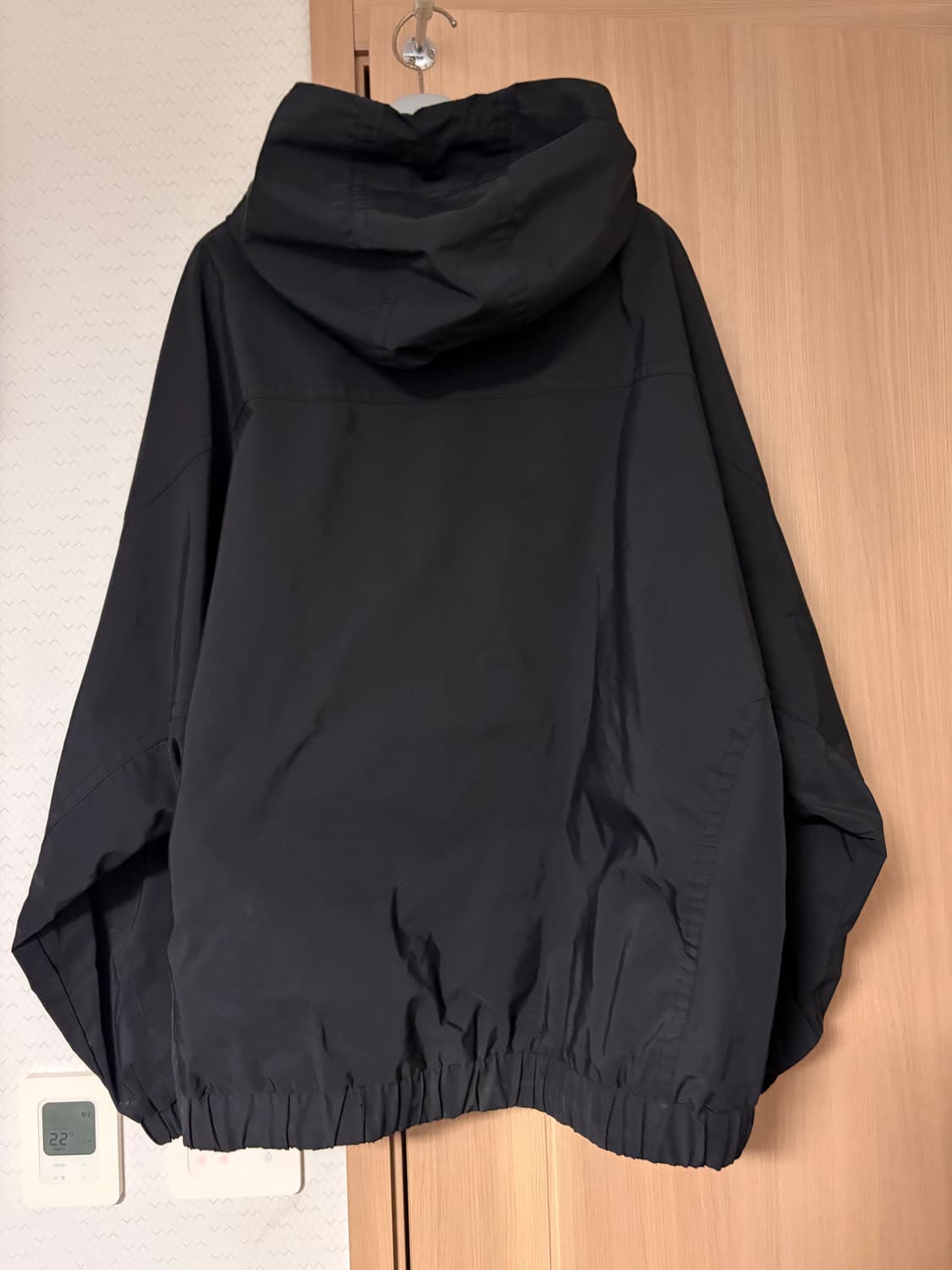 지제로 돌먼 점퍼 블랙 48 상품이미지5