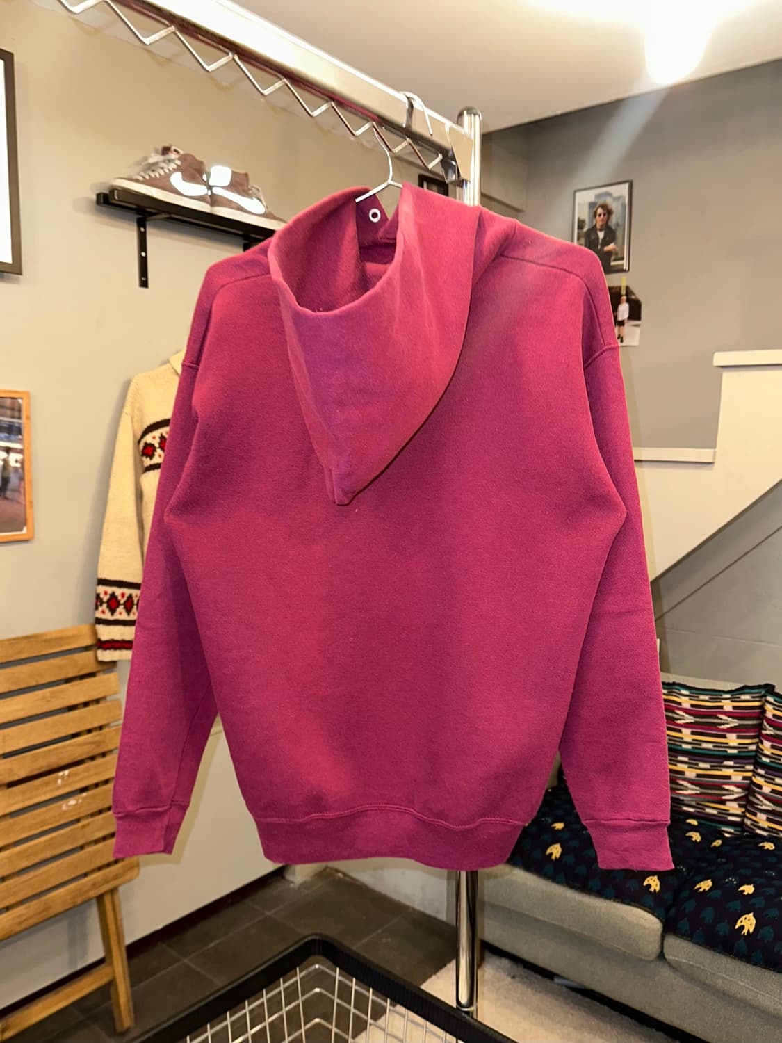 90’s Discus Athletic wine plain hood 상품이미지9