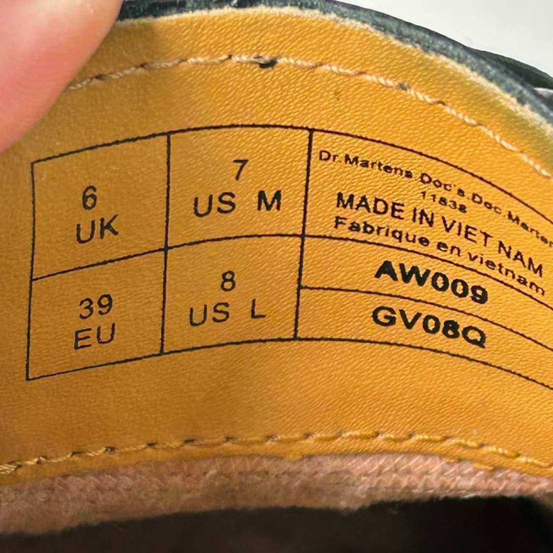 닥터마틴 1461 스우스 UK6 상품이미지7