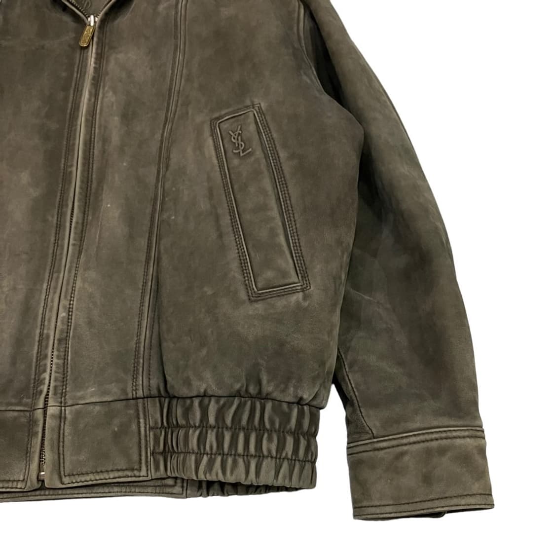 입생로랑 아카이브 리얼 레더 스웨이드 가죽자켓 상품이미지4