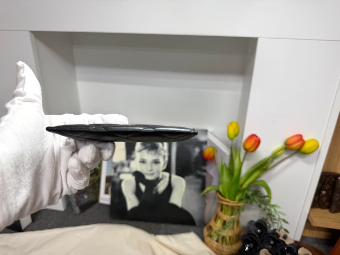  샤넬뷰티 램스킨 카드지갑 블랙 풀박스  상품이미지7