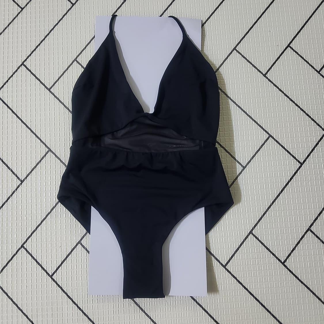 새상품 자라 ZARA 블랙 스윔수트 XS 원피스 수영복 모노키니 상품이미지3