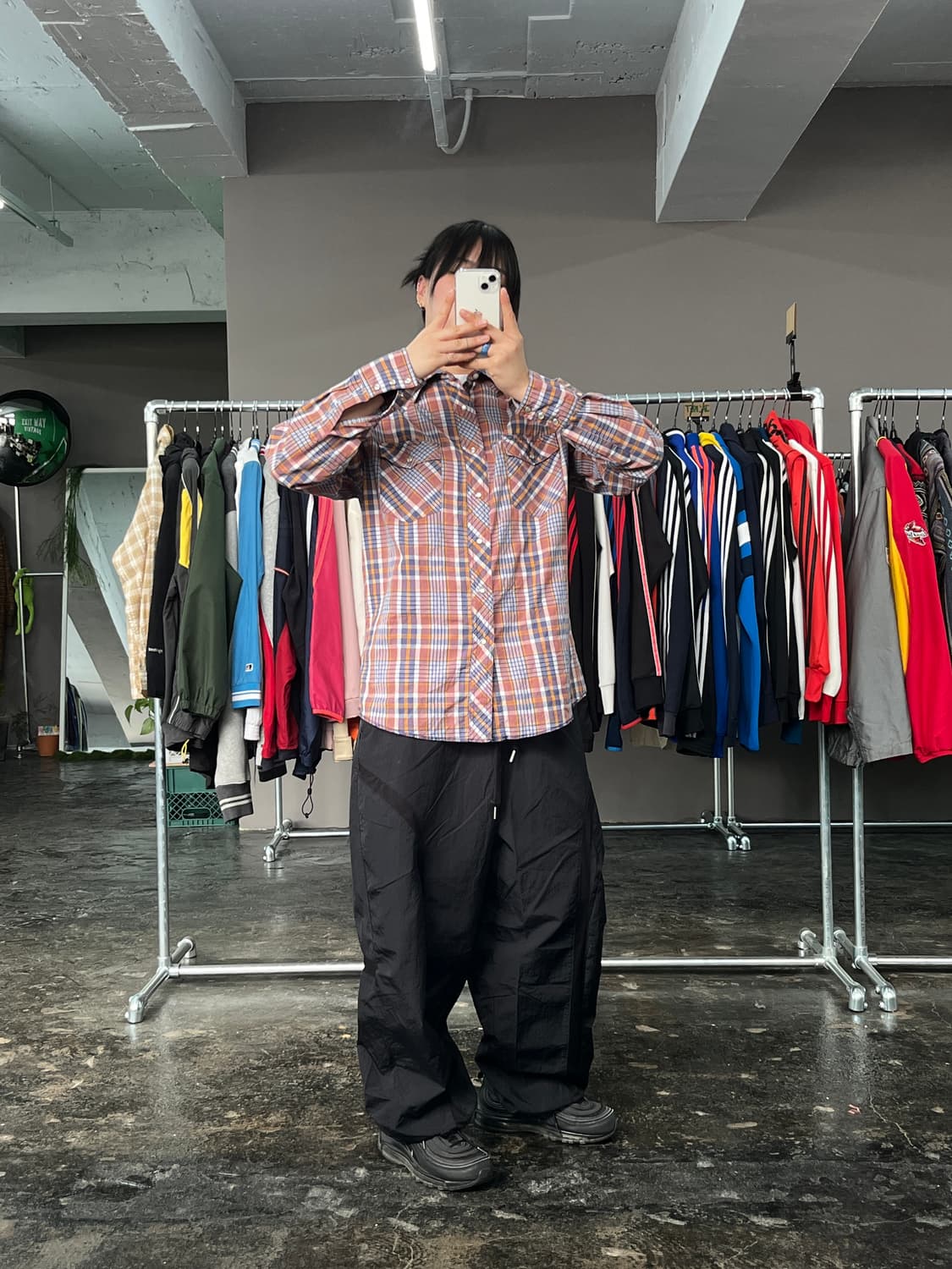 랭글러 웨스턴 체크 셔츠  상품이미지7