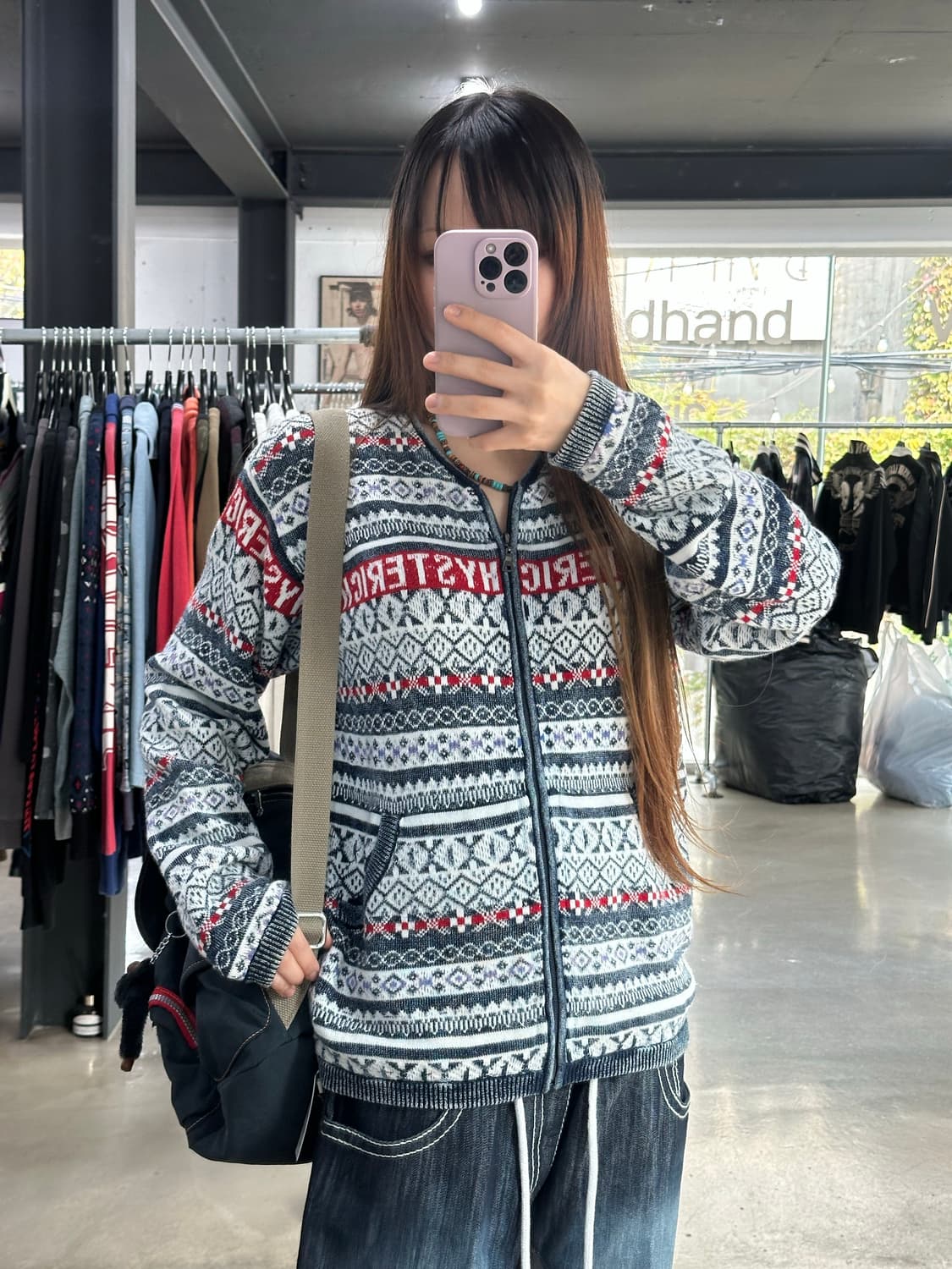 히스테릭글래머 x Original blues U.K 피그먼트 워시드 노르 상품이미지1