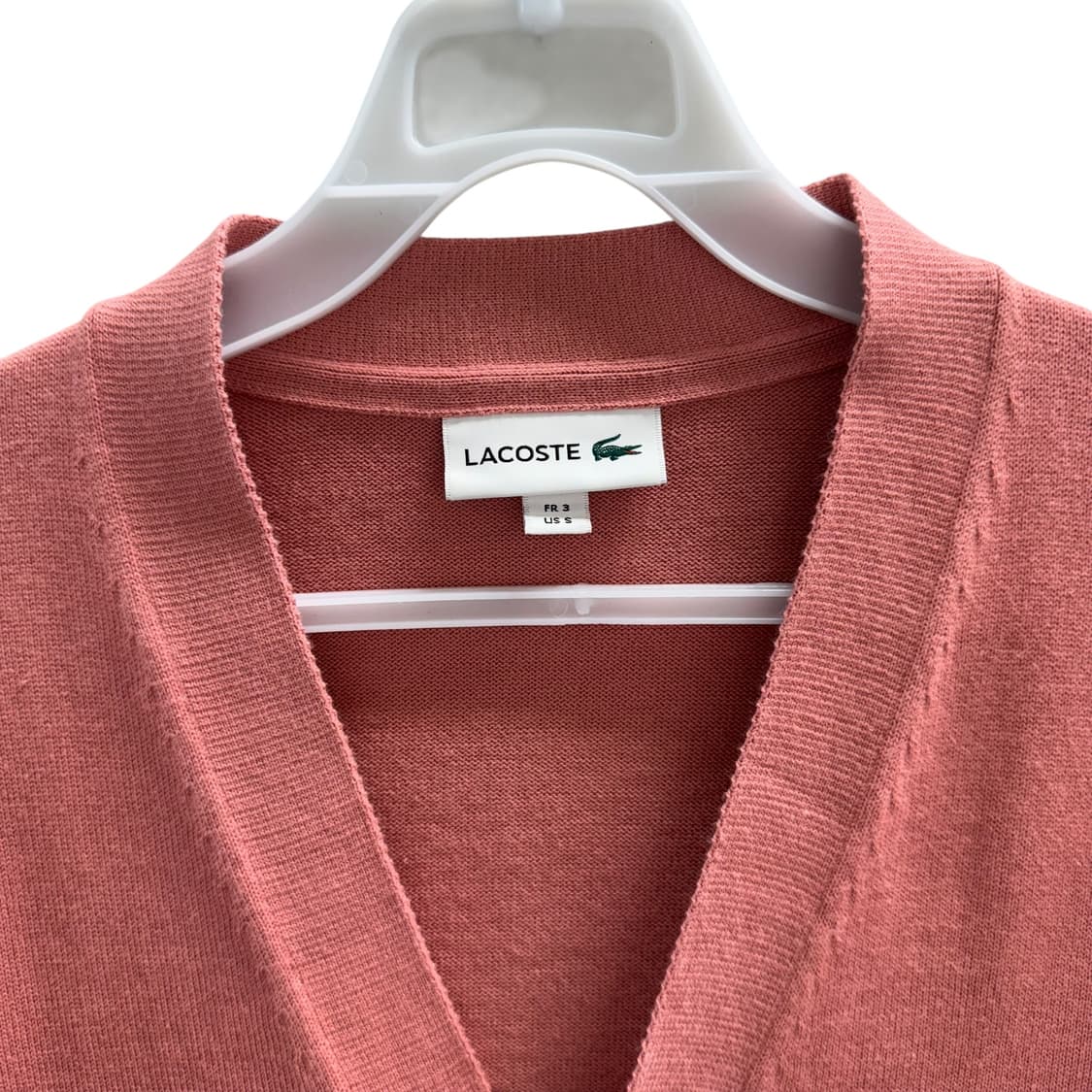 [M] 라코스테 핑크 가디건 상품이미지5