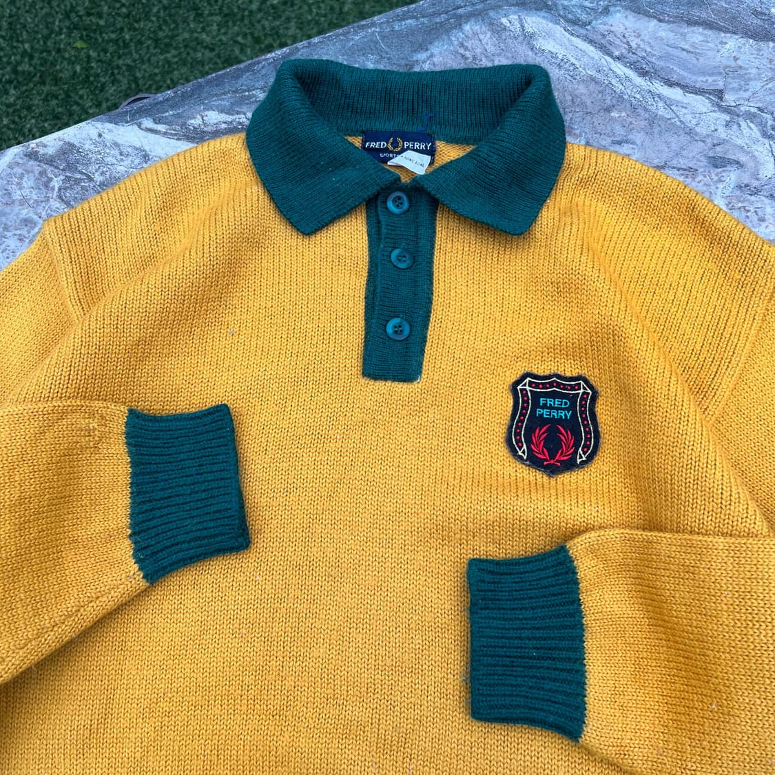 Fred Perry 프레드페리 카라 디테일 니트 상품이미지2