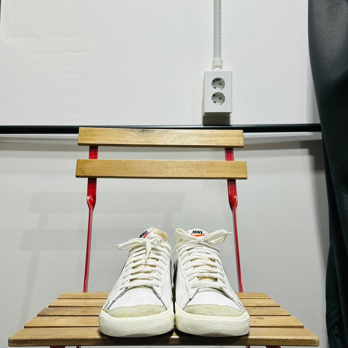 265) 나이키 운동화 남성 남자 신발 블레이저 로우 화이트/블랙 상품이미지2